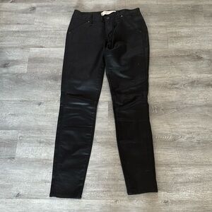 Marc by Marc Jacobs “stick” black waxed mid rise skinny jeans size 29 GUC